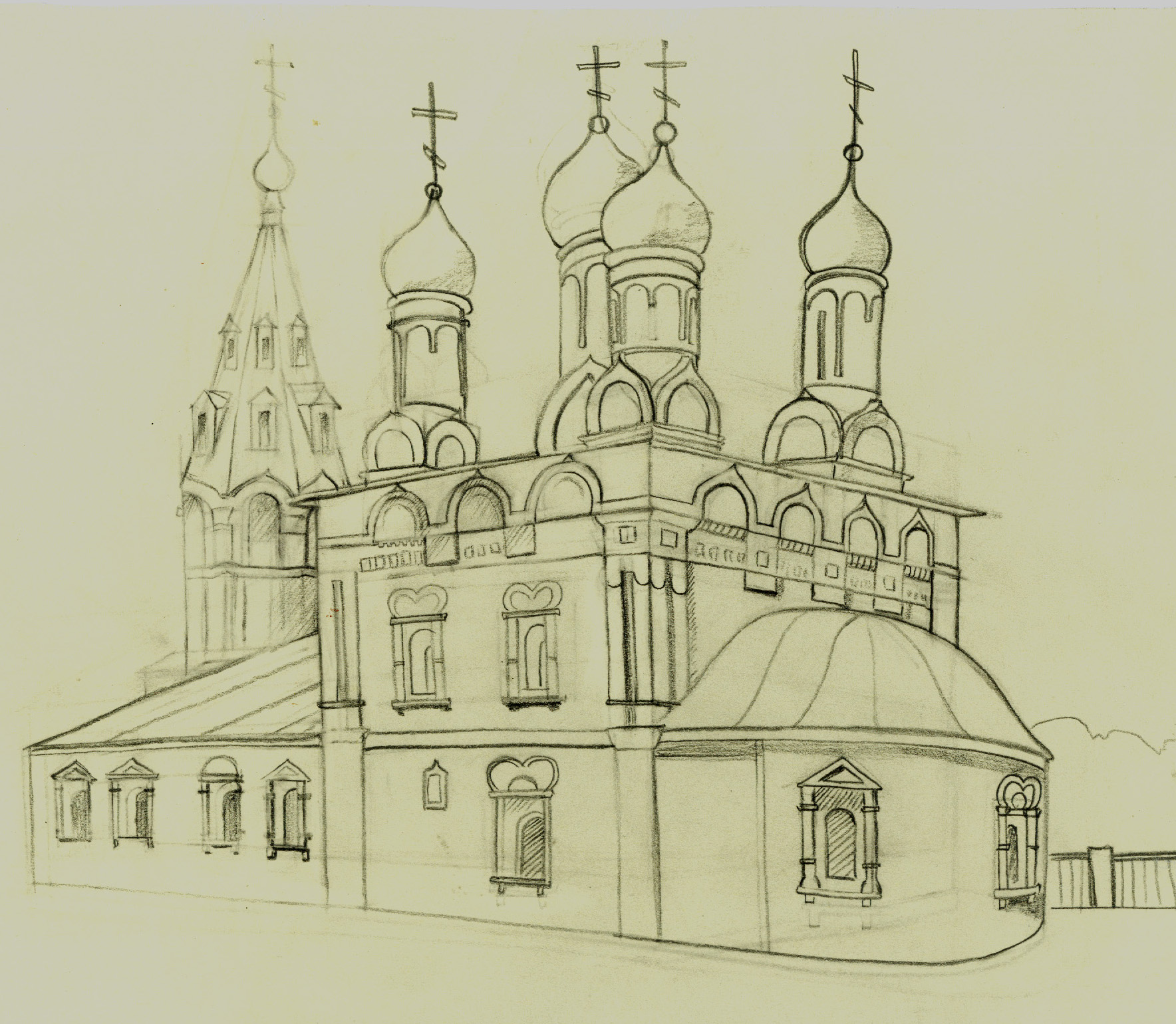 Карандаш рисунки церковь Карандаш рисунки церковь